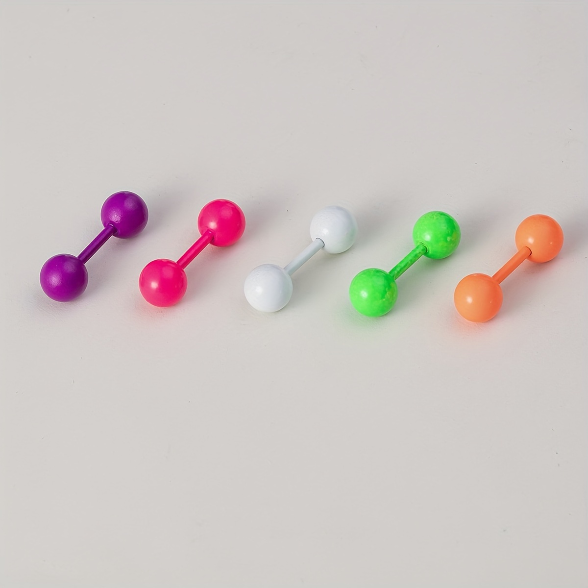 Adorable Ball-Shaped Barbell Earrings for Cartilage and Helix